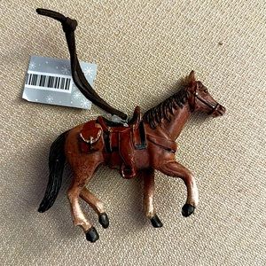 Horse with Saddle Ornament